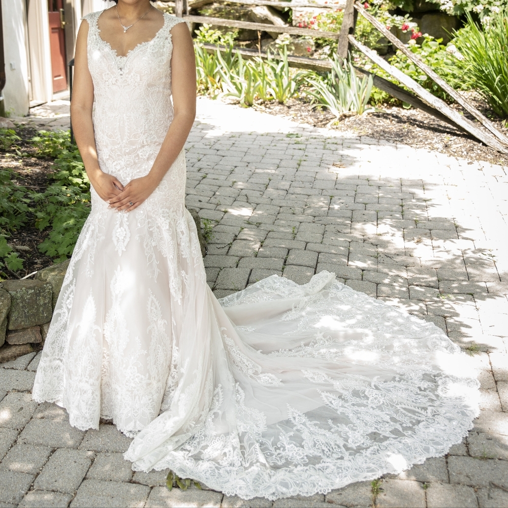 Elegant Lace Wedding Gown